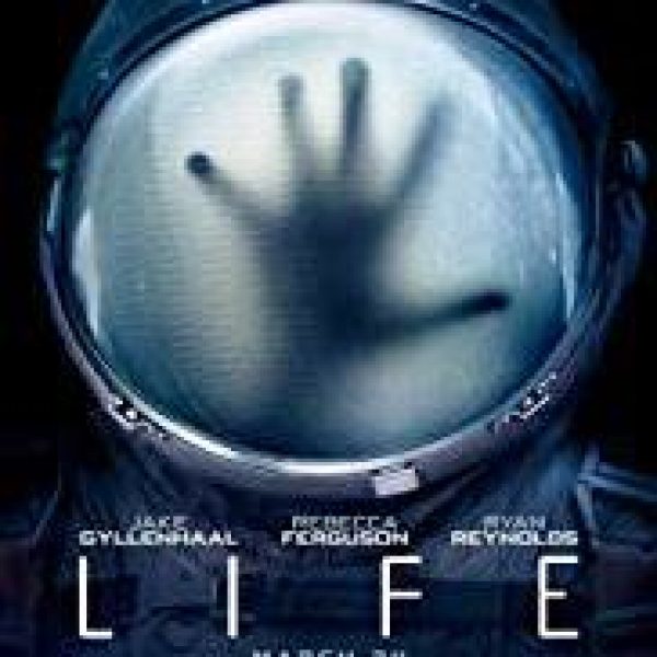 Life poster showing a hand reaching out in a bubble