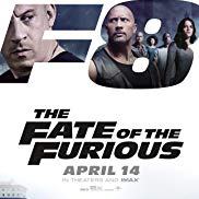 The Fate Of The Furious poster showing stars Vin Diesel and Dwayne Johnson