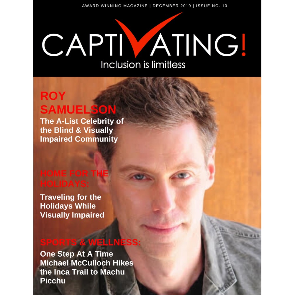 cover of Captivating Magazine with Roy's headshot