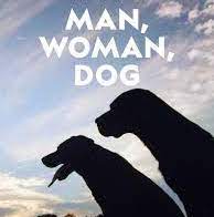 Silhouette of two dogs below the title